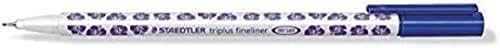 Vienkartinis rašiklis STAEDTLER TRIPLUS FINELINER 334, 0,3 mm, mėlyna
