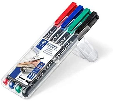 Staedtler Foliopis 318WP8 8col. w etui STAEDTLER LUMOCOLOR visam laikui