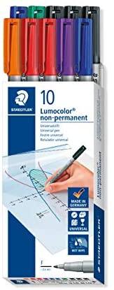 Staedtler STAEDTLER Universalstift Lumocolor F neperm 10st, Faltschac