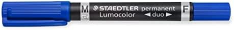 Staedtler TALPYKLĖ Zweispitzarder Lumocolor perm blau 10 Stück