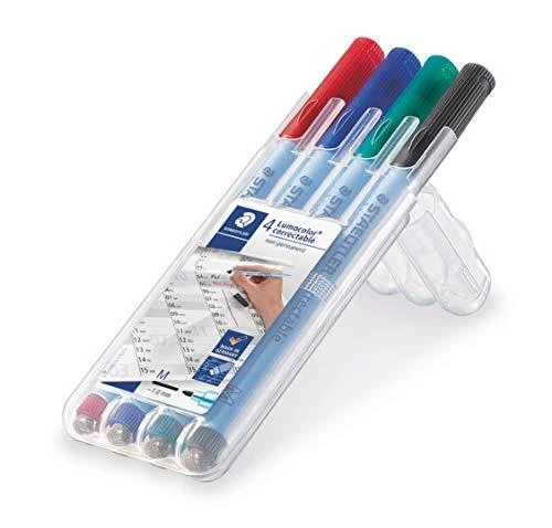 Staedtler STAEDTLER Folienstift Lumocolor correct M 4ST