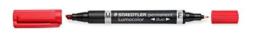 Staedtler STAEDTLER Perm.Marker Lumocolor duo 4St Box