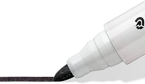 Staedtler MARKER STAEDTLER DO TABLIC 351 JUODA SUCHOŚCIERALNY OKRĄGŁY - S351-9