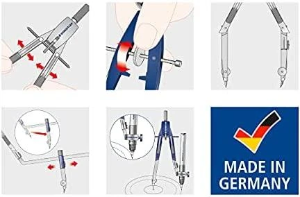 Staedtler Kompas Mars comfort 552 Mėlyna Srebrzysty (S8426305)
