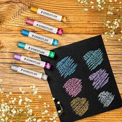 Staedtler STAEDTLER "Design Journey" Ölpastelkreide Set metallic 6er retail