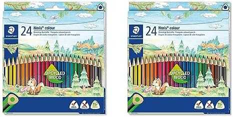 Spalvoti pieštukai Staedtler NORIS, 24 spalvos