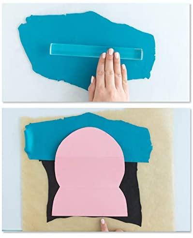 Fimo Leather Effect rinkinys: 4x25g maselės + priedai