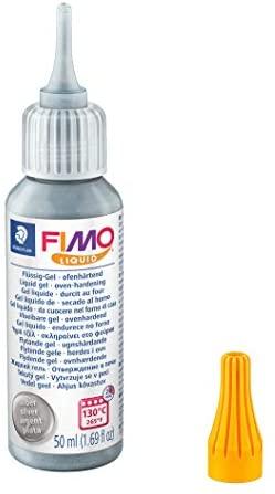 Fimo skystis - FIMO - Sidabras - 50ml - Kietėjimo gelis krosnyje - Daugiakartis kūrybinis naudojimas