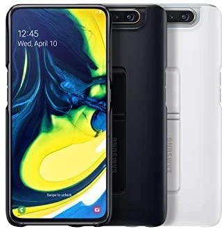 Samsung Galaxy A80 dėkliukas su stovu (Juodas) PA805CBE 