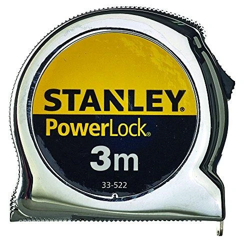 STANLEY RULETĖ 3mx19mm MICRO POWERLOCK KORTELĖ