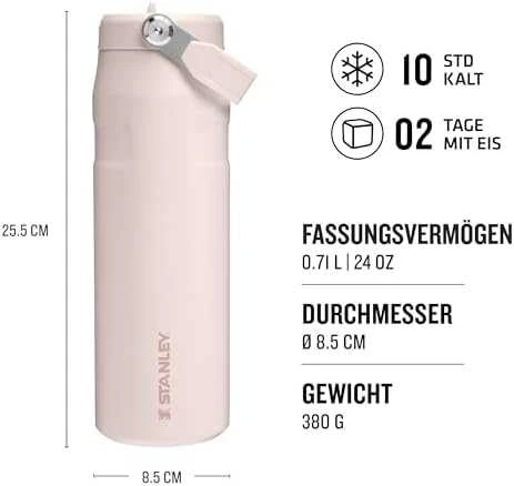 Gertuvė STANLEY ICEFLOW FLIP STRAW (0.7l)