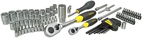 STANLEY Rinkinys KLUCZY 1/4",1/2" 75 vnt.