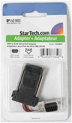 StarTech DB9 į RJ-45 adapteris originalioje pakuotėje