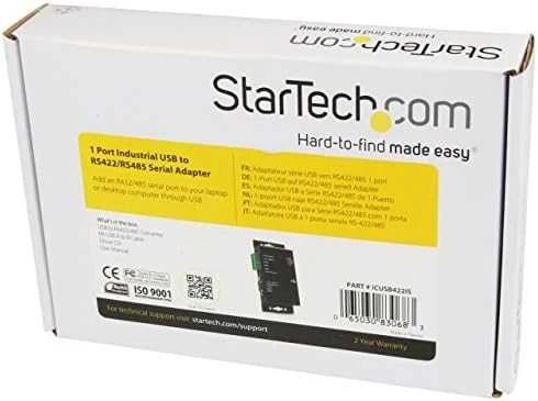 Adapteris USB StarTech USB-A - RS-232 Juodas (ICUSB422IS)