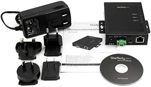 StarTech 2 prievado nuosekliųjų įrenginių serveris (NETRS2322P)