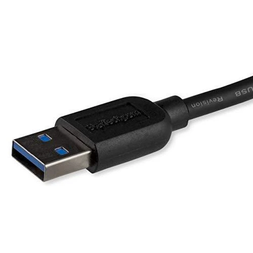StarTech.com USB3AUB3MS USB kabelis 3 m 3.2 Gen 1 (3.1 Gen 1) USB A Micro-USB B Juoda