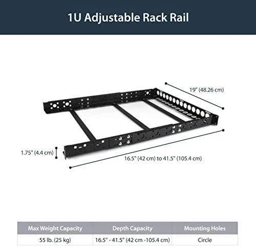 StarTech UNIVERSAL SERVER RACK RAILS (UNIRAILS1U)