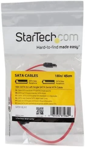 StarTech SATA - SATA, 0.45m, Raudona (SATA18LA1)