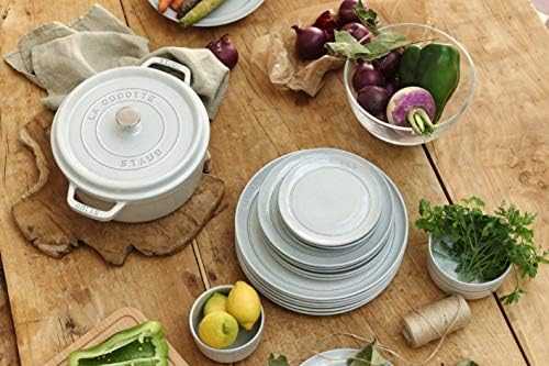 Staub La Cocotte Apvalus ketaus puodas, 2,2 l, pilkos spalvos