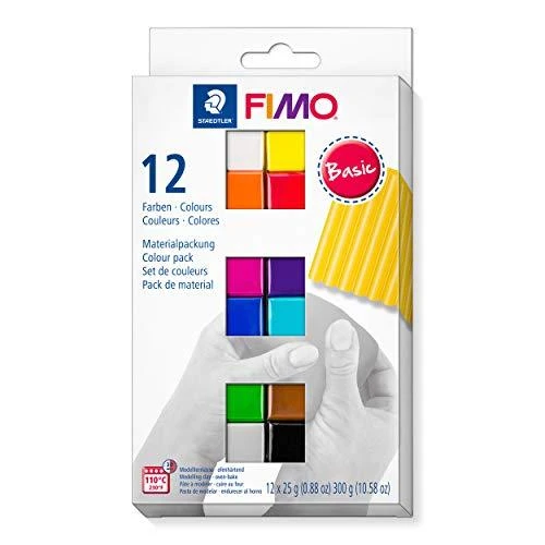 FIMO minkštas rinkinys 12x25g - bazinis (8023 C12-1)