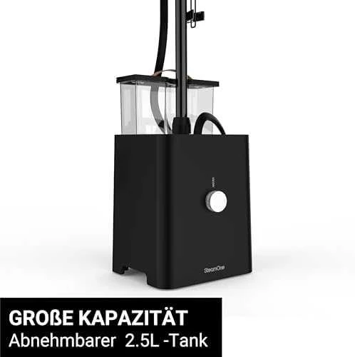 SteamOne STEAMCUBE drabužių garintuvas, juodas