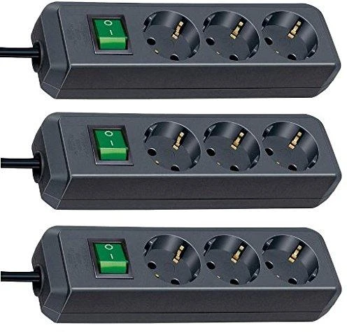 Buitinis ilgintuvas BRENNENSTUHL ECO-LINE, 3 vietų, 3 m