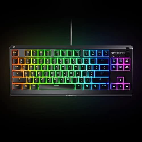 Žaidimų klaviatūra SteelSeries Apex 3 TKL, US kalba, Juodos spalvos