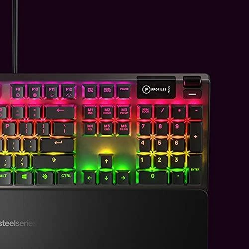 Klaviatūra SteelSeries Apex 5, US kalba, Juodos spalvos