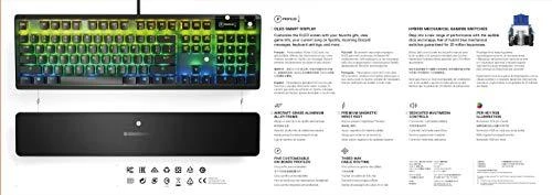 Klaviatūra SteelSeries Apex 5, US kalba, Juodos spalvos