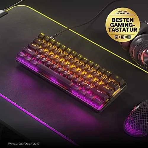 Klaviatūra žaidimams SteelSeries Apex 9 Mini, US kalba, Juodos spalvos