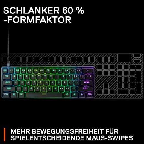 Klaviatūra žaidimams SteelSeries Apex 9 Mini, US kalba, Juodos spalvos