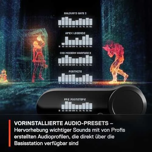 Žaidimų ausinės su mikrofonu SteelSeries Arctis Nova Pro Wireless P