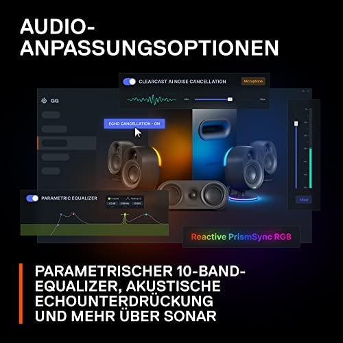 Kompiuterio kolonėlės SteelSeries Arena 9, Juodos spalvos