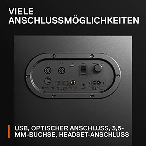Kompiuterio kolonėlės SteelSeries Arena 9, Juodos spalvos