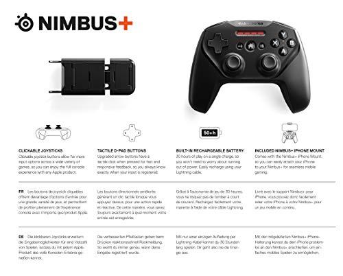 SteelSeries Nimbus+ žaidimų pultas, Juodas
