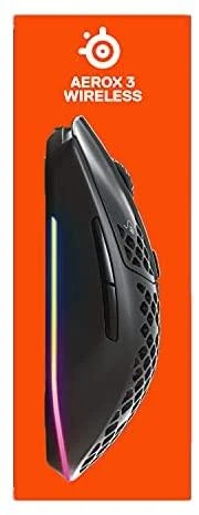 Belaidė Žaidimų pelė SteelSeries Aerox 3 Wireless, Juodos spalvos