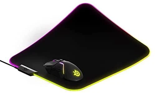 Medžiaginis pelės kilimėlis žaidimams SteelSeries QcK Prism Cloth RGB M