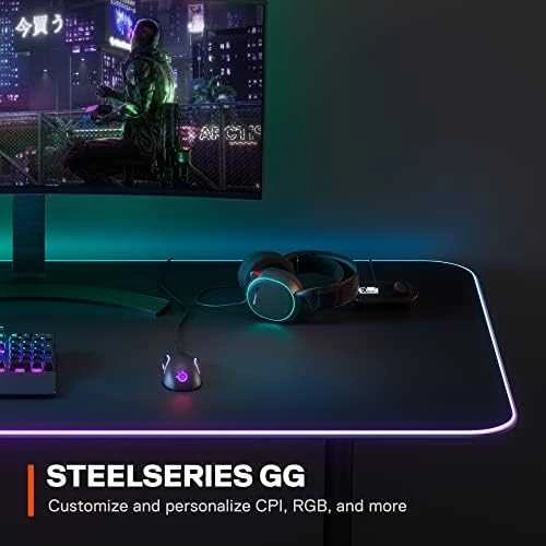 Žaidimų pelė SteelSeries Rival 5, Juodos spalvos