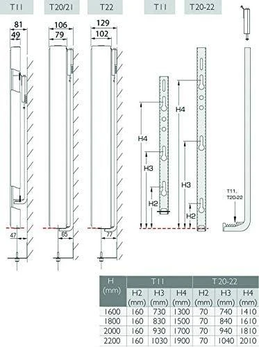 „Stelrad Vertex Plan“ radiatorius, tipas 22, 180 x 70 cm (GR-ST-VP-22070)
