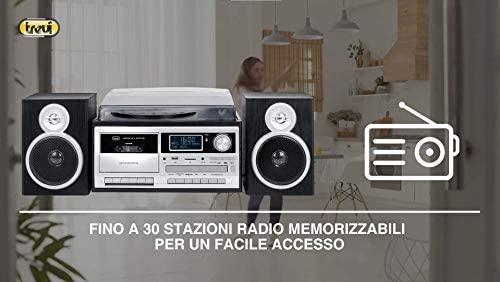 Plokštelių grotuvas Trevi TT 1072 DAB Wood DAB USB