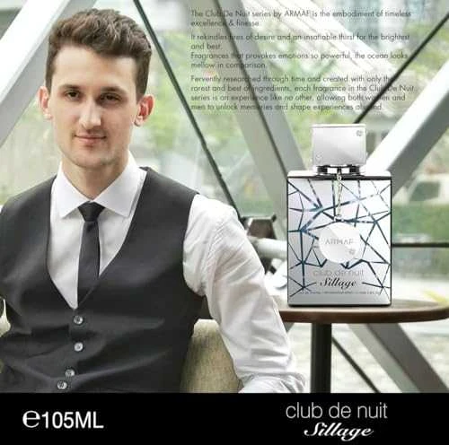 Unisex kvepalai Armaf Club de Nuit Sillage EDP, 105 ml