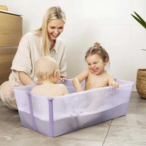 Stokke Flexi Bath - X-Large sulankstoma kūdikio vonelė | Smėlio smėlio spalvos