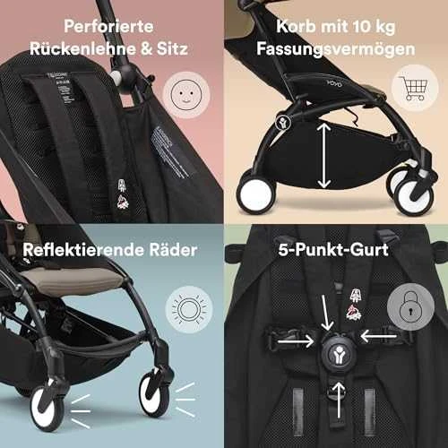 Stokke Yoyo 3 - vežimėlio rėmas, rėmas | Juoda