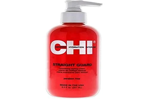 Tiesinamasis kremas plaukams CHI Straight Guard Smoothing Styling Kreminis 251ml