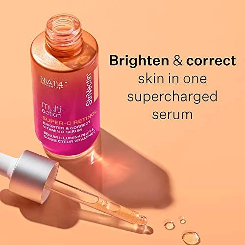 „Strivectin Multi-Action Super-C Retinol Brighten“ – teisingas vitamino C serumas, 30 ml.