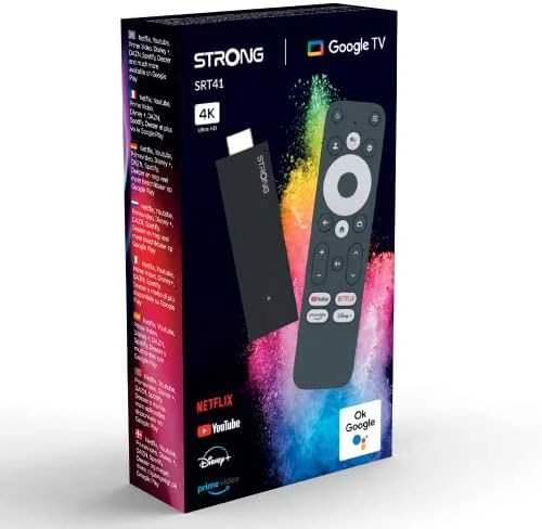 Strong Tvirta SRT41 4K Andorid TV transliacijos lazda