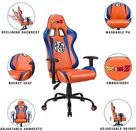 „Subsonic Pro“ žaidimų kėdė „Dragon Ball Z“ (L-XL dydis)