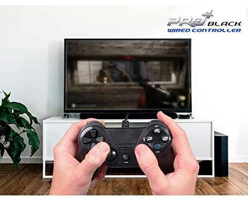 Subsonic Pro 4 Wired Controller for PS4 juodos spalvos