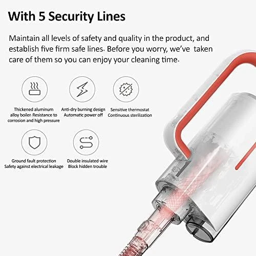 Xiaomi DEERMA Malaysia Daugiafunkcis garų įrenginys 5in1, ZQ610 (Baltos spalvos)