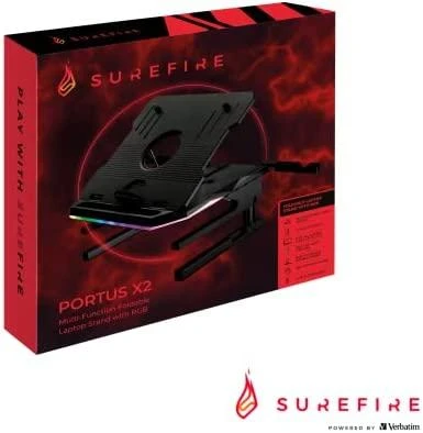 Podstawka do laptopa SureFire Portus X2 Multi-Function Foldable RGB